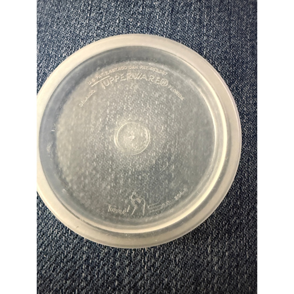 Tupperware Replacement Lids Kitchen  Clear Lot of 2 Vintage‎ Seal 294-8 Round